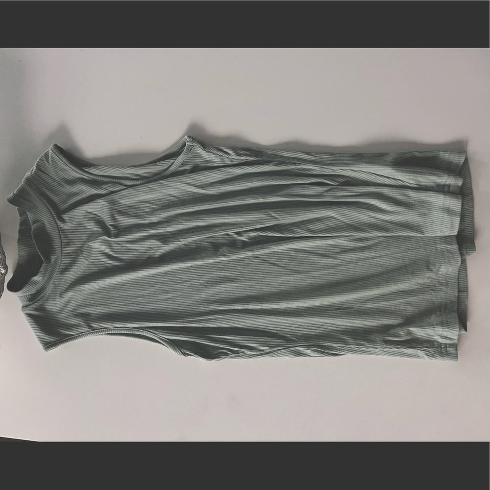 High neck mint green tank, never worn